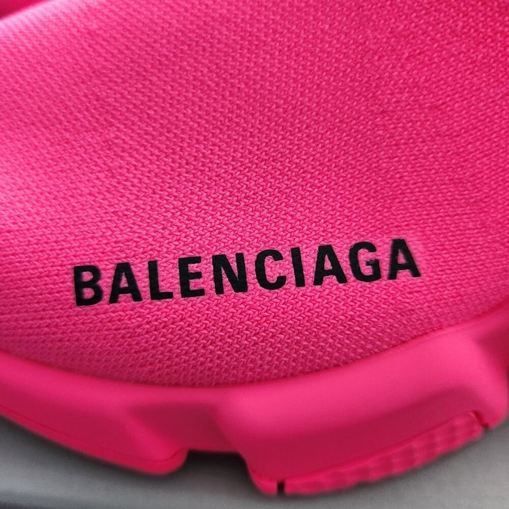 Authentic Balenciaga Speed Mule Sneakers Neon Pink‎ 36EU 6US - Picture 10 of 10